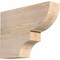 Ekena Millwork Ridgewood Smooth Rafter Tail, Douglas Fir, 3 1/2"W x 12"H x 16"L RFT04X12X16RID00SDF - alternate 1